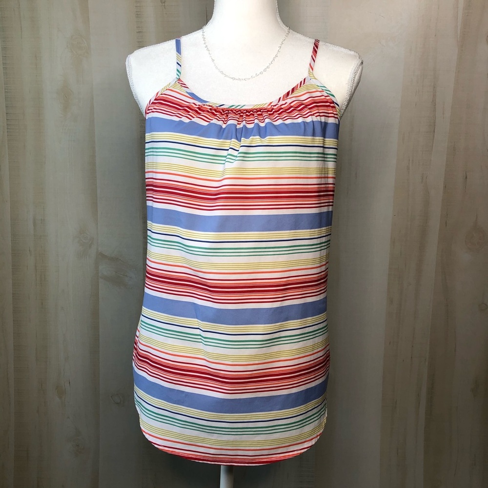 FADED GLORY Striped Color-full Tank Top